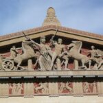 Adorno em estátua grega